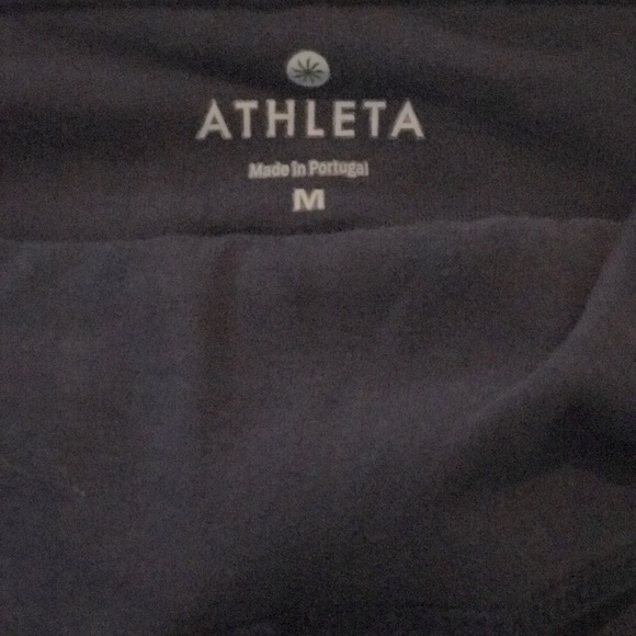 Athleta Navy Capri legging -size M - Picture 2 of 5